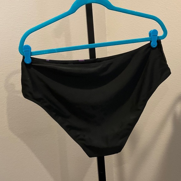 Black and Purple Flame Print Bikini - Picture 6 of 6